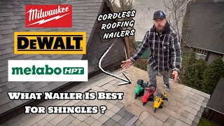 Cordless Roofing Nailer Review [upl. by Nolrah]