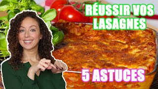 Recette des lasagnes à la bolognaise maison  sauce secrète de nonna italienne [upl. by Coppinger]