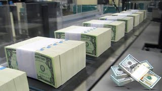 American Money Factory💵 US Dollar Banknotes Production process – How is a dollar made 100 [upl. by Galanti]