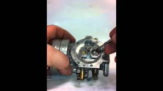 Setting the throttle idle on a Tilloton Carburetor [upl. by Cathleen]