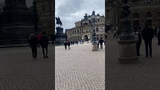 Visit Semperoper 🇩🇪 dresden minivlog travel shortsvideo history historical toristplace [upl. by Merissa592]