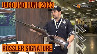 𝙂𝙪𝙣 Rössler Signature 💞💞💞  Jagdrepetierer mit Handspannung vorgestellt auf der Jagd und Hund 2023 [upl. by Dyraj]