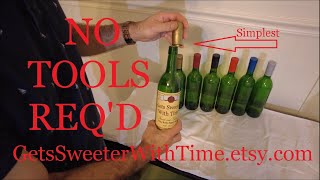 Simplest Wine Bottle Closure [upl. by Newell605]