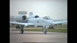 RAF Bentwaters 18th Febuary 1993 This video was took on Hi8 The last few weeks of the A10s [upl. by Cynth]