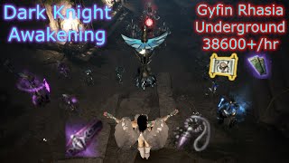 BDO  Gyfin Rhasia Underground  Dark Knight Awakening  38600hr Lv2 [upl. by Hermione471]