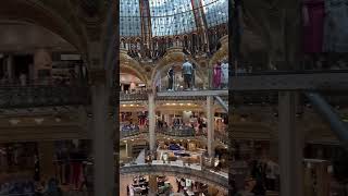 The incredible department store Galleries Lafayette Haussmann [upl. by Noswal27]