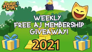 Weekly FREE Membership Giveaway 2021 Animal Jam Play Wild [upl. by Prasad]