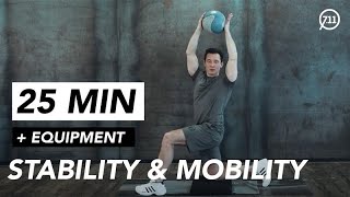 HOME WORKOUT  STABILITY amp MOBILITY  DIMITRI [upl. by Yatnuahs68]