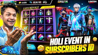 Holi Gifts To My Subscriber RIP 20000 Diamonds 💎 In Free Fire Max [upl. by Nagud]