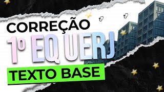 CORREÇÃO 1º Exame de qualificação  TEXTO BASE  UERJ 2024 [upl. by Lahsram]