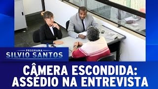 Câmeras Escondidas 270316  Assédio na Entrevista [upl. by Idoux]