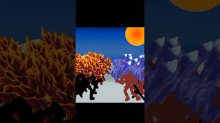 Lava VS Ice Fight Which skins is better shortviral shorts games stickwarlegacy3 [upl. by Noel]