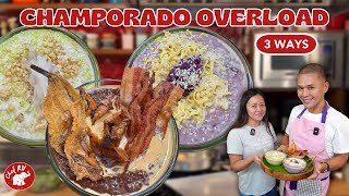 ARE YOU TEAM CHOCOLATE UBE OR BUKO PANDAN  Chef RV’s Champorado Overload 3 Ways [upl. by Essila]