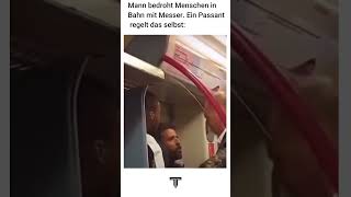 Mann bedroht Menschen mit Messer foryou fyp viralvideo shorts shortvideo tiktok [upl. by Acenahs]