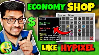 How To Add Shop Gui Plugin In Aternos Server In Hindi  Add Money Economy Shop Gui Tutorial [upl. by Alakim]