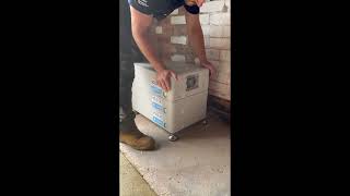 Installing a home battery energy storage system  adding the master section top section [upl. by Salter177]