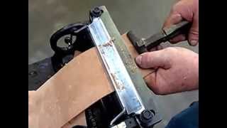 How to maintain the KEYSTONE Leather Splitter Blade [upl. by Ekal]