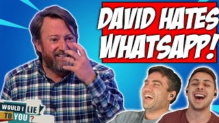 Does DAVID MITCHELL Hate WhatsApp  WILTY Reaction [upl. by Atat]