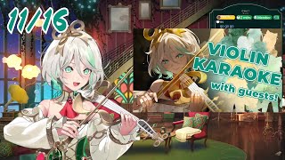 Unarchived Violin Karaoke 🍵 11162024  Cecilia Immergreen [upl. by Rexford]