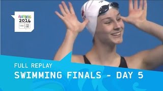 Swimming  Finals Day 5  Full Replay  Nanjing 2014 Youth Olympic Games [upl. by Grimaud161]