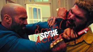 Jason Statham Fight Scene  The Beekeeper  The Cinema Surgeon [upl. by Ikkiv]