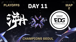 TE vs EDG  VCT Champions Seoul  Playoffs  Map 2 [upl. by Anits128]