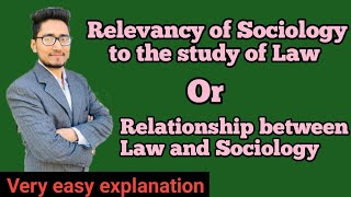 relevance of sociology to the study of law relationship between law and sociologylawwithtwins [upl. by Ahsakat]