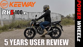 KEEWAY RKS 100cc  5 YEAR 18400KM RUN  RIDE amp REVIEW IN BANGLA  PRO’S amp CON’S  TOP SPEEDMILEAGE [upl. by Armstrong]