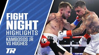 George Kambosos Jr Edges Maxi Hughes in Close Fight  FIGHT HIGHLIGHTS [upl. by Eerpud]