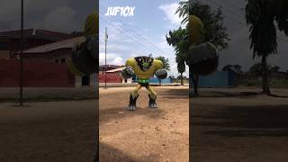 Ben 10 Transformation in REAL LIFE SHOCKSQUATCH ben10 animation 3d [upl. by Ilrebmik]