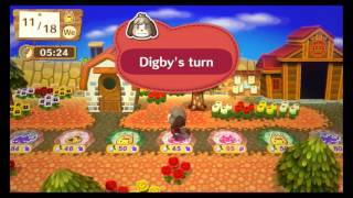 Animal Crossing amiibo Festival  Board Game Gameplay DirectFeed Wii U Footage [upl. by Delmar]