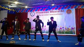 Sundari song dance by prasanna bharathi high school 7th class students [upl. by Waki682]