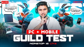 LIVE NG 1 VS 5 GUILD TEST 🔥  SPECIAL REACTION 😍 nonstopgaming freefire  Free fire live [upl. by Ringler]