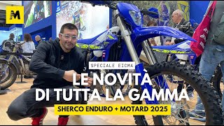 Gamma SHERCO Enduro  Motard 2025 ad Eicma 2024 [upl. by Ecidnac]