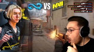 ohnePixel reacts to w0nderful being next s1mple  Navi vs Eternal Fire Copenhagen Major 2024 [upl. by Harmon]