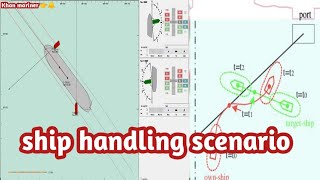 ship handling simulation  ship handling  ship manoeuvering scenario [upl. by Mairem497]