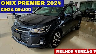 Chevrolet Onix Hatch Premier 2024 na cor cinza Drake chega por R113450  Melhor que polo e HB20 [upl. by Addiel51]