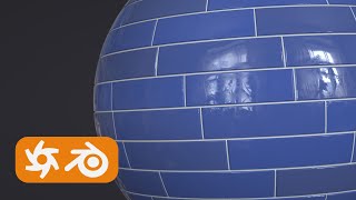 Procedural Tiles Material  Blender amp Octane Tutorial [upl. by Carpet544]