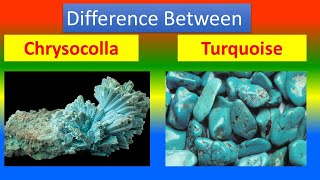 Difference Between Chrysocolla and Turquoise [upl. by Ulrikaumeko478]