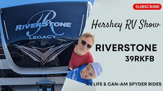 Riverstone Legacy 39RKFB Tour Hershey RV Show 2023 Full time RVer [upl. by Reklaw639]