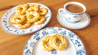 Vaniljekranse Cookies Danish Butter Cookies [upl. by Hodge158]