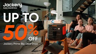 Up to 50 off  Jackery Prime Big Deal Days [upl. by Eceertal]