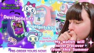 NEW TamagotchiUni “Angel Festival” amp “Monster Carnival” OFFICIALLY ANNOUNCED 💕😇😈 tamagotchi [upl. by Calvinna112]