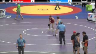 145 Brady Berge vs Aaron Meyer [upl. by Minton]