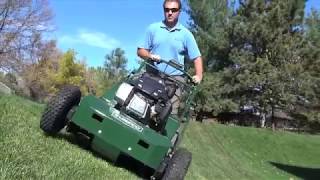 Turfco XT5 Walk Behind Aerator [upl. by Yroger]