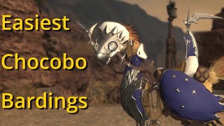 7 Easiest Chocobo Bardings  FFXIV [upl. by Nirrol]