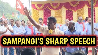 EX MLA Y SAMPANGI GAVE A SHARP SPEECH AT 13 th DAY STRIKE [upl. by Calabrese]