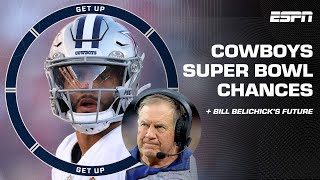 Can Dak lead the Cowboys to Super Bowl  Belichick’s future in New England  Get Up [upl. by Pooley]