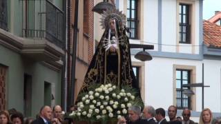 SEMANA SANTA Candás Procesión del Santo Entierro Viernes Santo [upl. by Lamok]