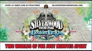 Silverwood Theme Park Spincycle Tremors and Hotel Packages [upl. by Karlen]